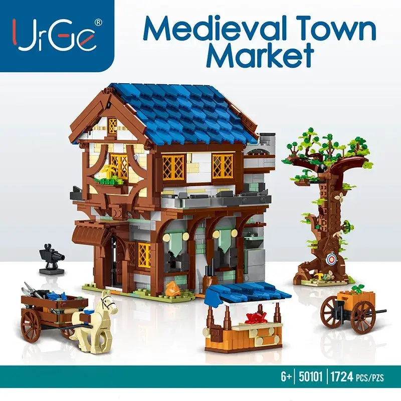 Medieval Town Architecture Building Blocks Set LEGO Compatible - ToylandEU