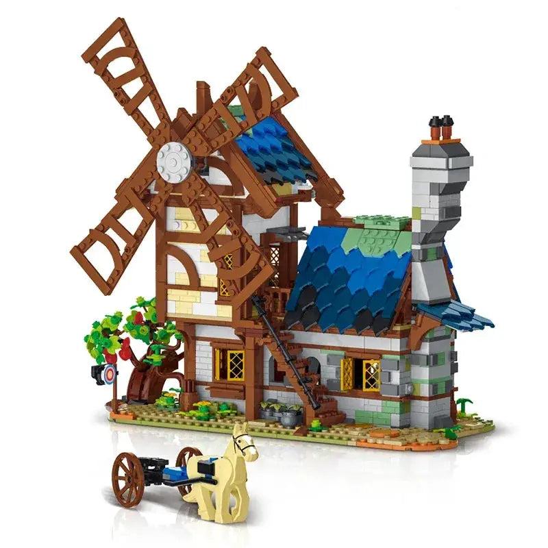 Medieval Town Architecture Building Blocks Set LEGO Compatible - ToylandEU