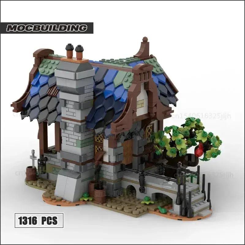  Medieval Town Building Blocks Watermill Deluxe Model -  ToylandEU™