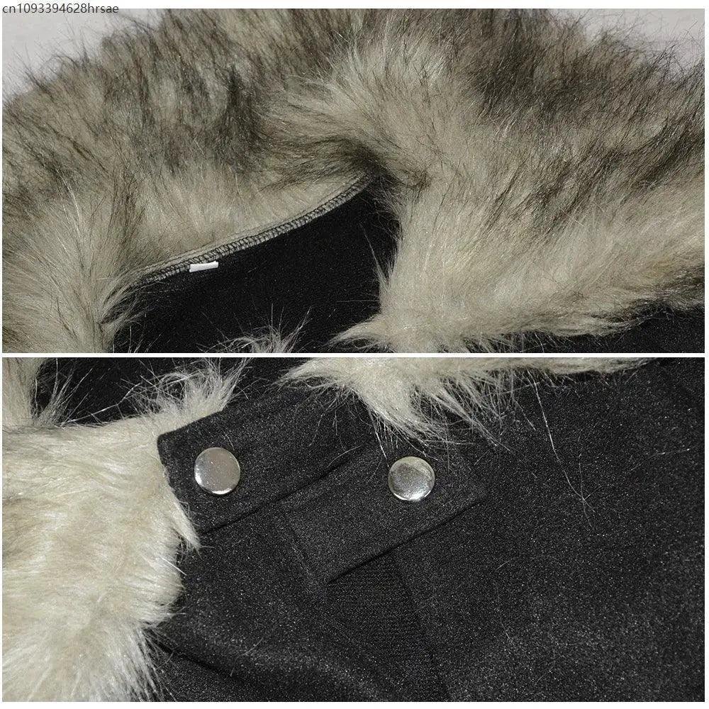  Medieval Viking Cape Coat Unisex Fur Collar Costume -  ToylandEU™