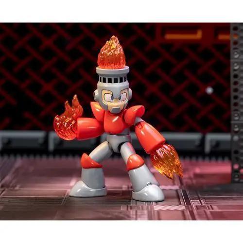  Mega Man Fire Man Action Figure 12th Scale Metallic -  ToylandEU™