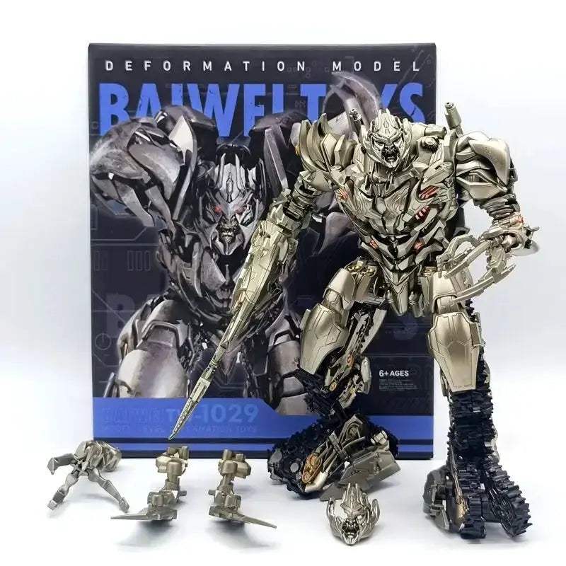 Megatron Action Figure, Transformers Tank Transformation Galvatron Anime Figurines Decepticon - ToylandEU