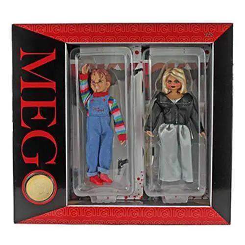 Mego Action Figures 8 Inch Chucky Bride 2 Pack Licensed - ToylandEU