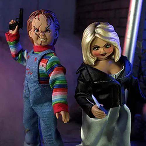 Mego Action Figures 8 Inch Chucky Bride 2 Pack Licensed - ToylandEU