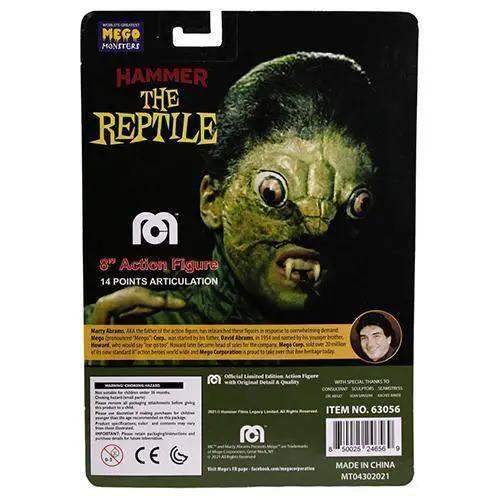 Mego Action Figure Reptile 8 Inch Officially Licensed Hammer Horror - ToylandEU