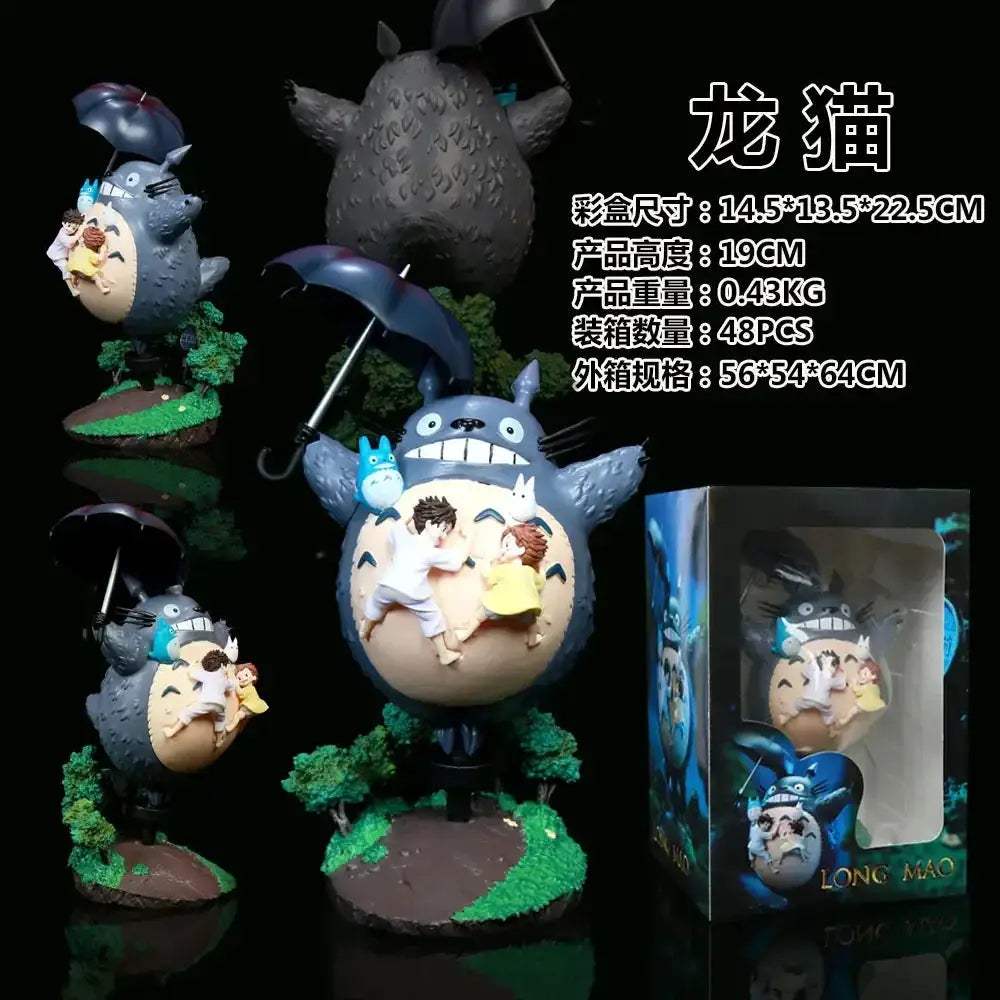 Mei and Satsuki Totoro Figures Studio Ghibli Collectible - ToylandEU