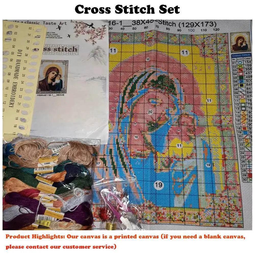  Meian DIY Cross Stitch Chicken Embroidery Kit - 11CT Needlework Craft Set for Home Decoration -  ToylandEU™