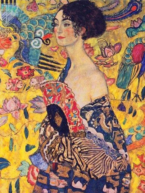 Meian Klimt Inspired 11CT Cross Stitch Embroidery Kit - DIY Needlework Set with Printed Canvas and Cotton Threads for Home Decor - ToylandEU