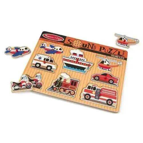  Melissa And Doug Vehicles Sound Puzzle for Kids -  ToylandEU™