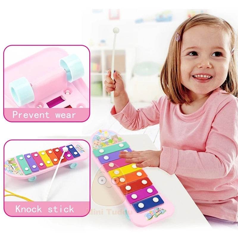 Melodic Music Bus Toy: Xylophone, Piano & Bead Blocks for Kids - ToylandEU