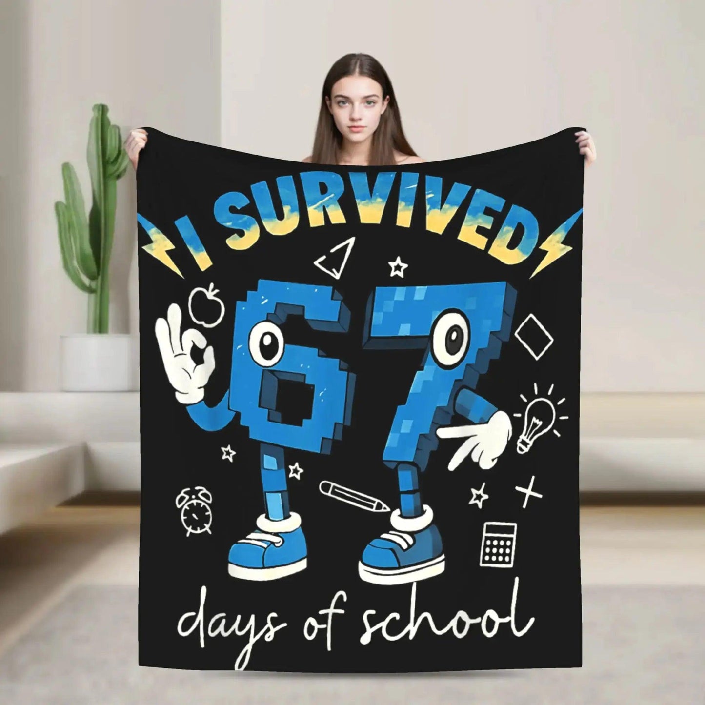  Meme Blanket Soft Plush Throw Cartoon Design Cozy -  ToylandEU™