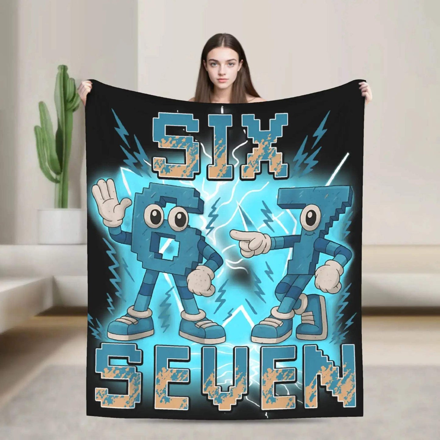 Meme Blanket Soft Plush Throw With Cartoon Design Cozy - ToylandEU