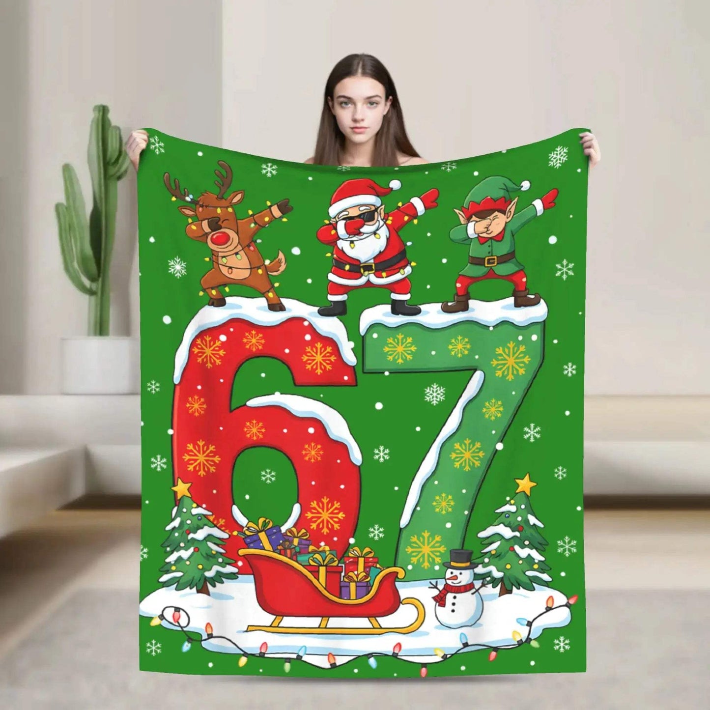 Meme Blanket Soft Plush Throw With Cartoon Design Cozy - ToylandEU