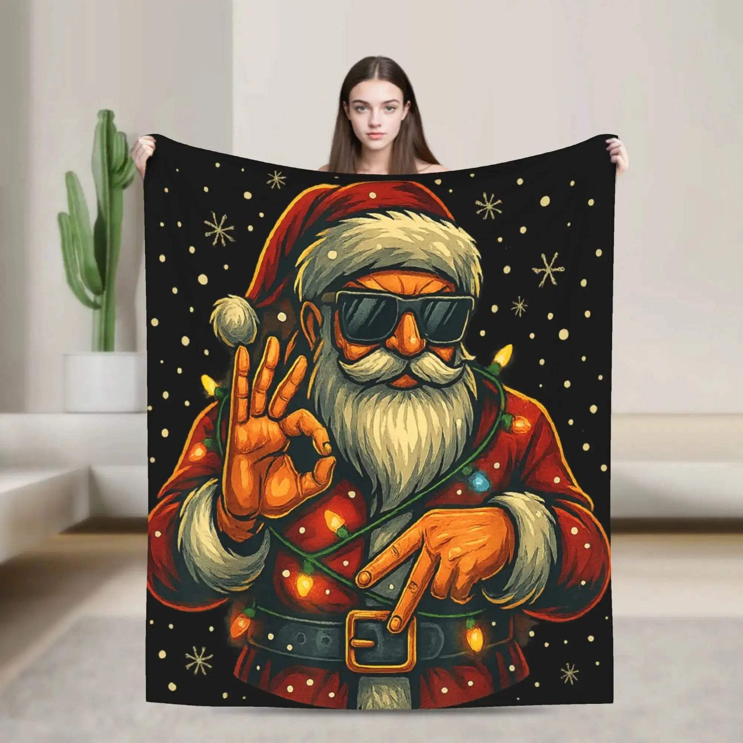 Meme Blanket Soft Plush Throw With Cartoon Design Cozy - ToylandEU