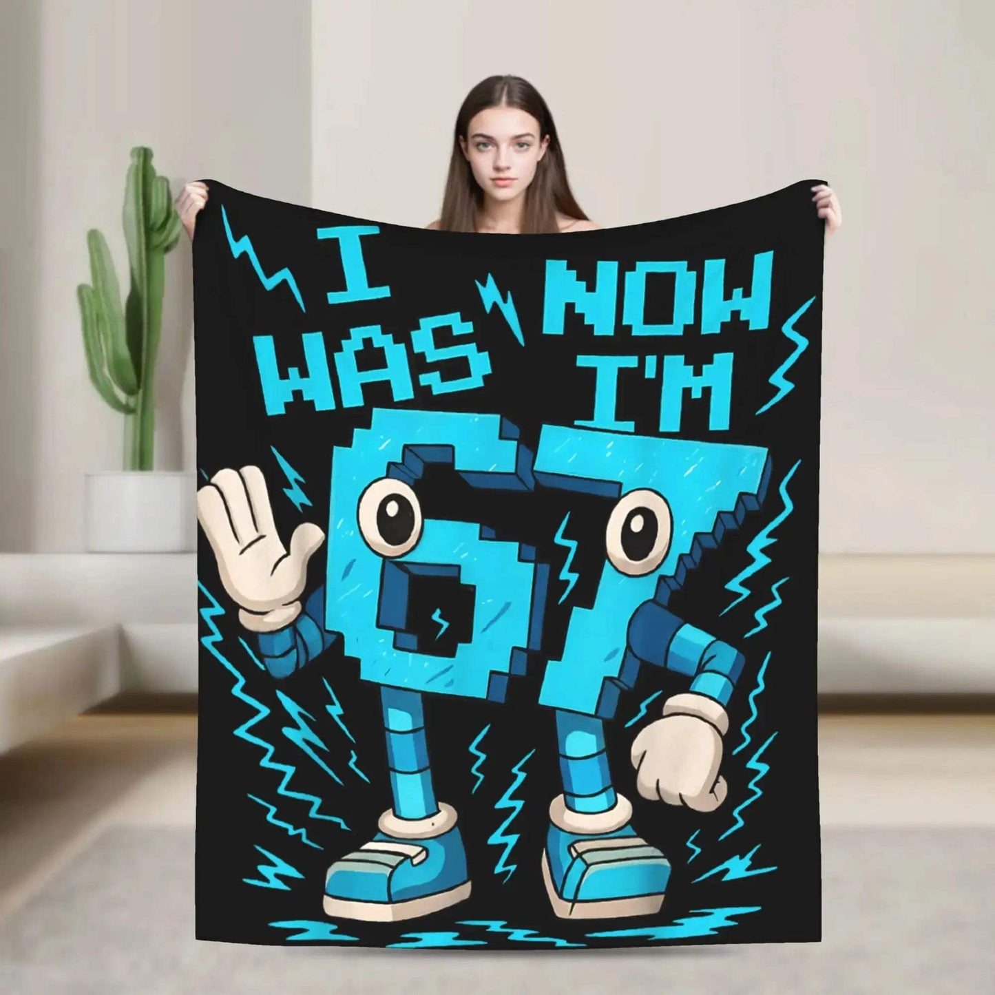 Meme Blanket Soft Plush Throw With Cartoon Design Cozy - ToylandEU