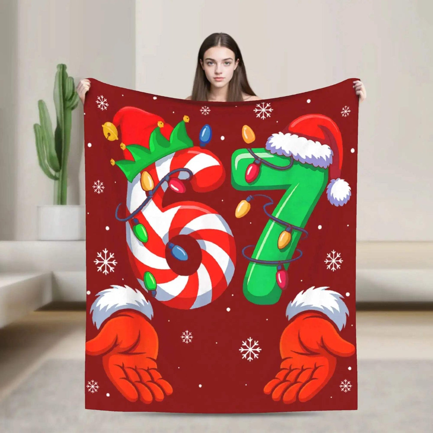 Meme Blanket Soft Plush Throw With Cartoon Design Cozy - ToylandEU