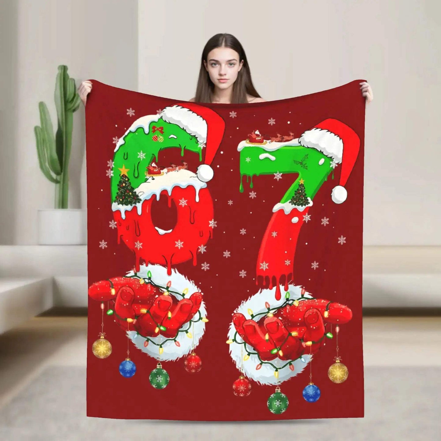 Meme Blanket Soft Plush Throw With Cartoon Design Cozy - ToylandEU