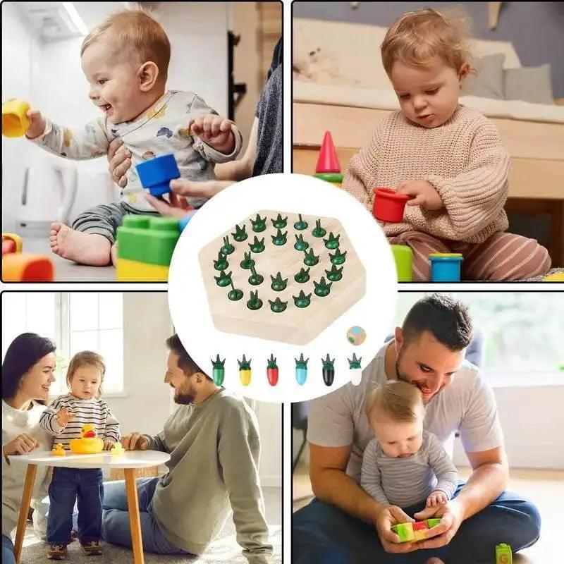  Montessori Memory Chess Game For Preschoolers Wooden Educational Toy For Memory And Concentration -  ToylandEU™