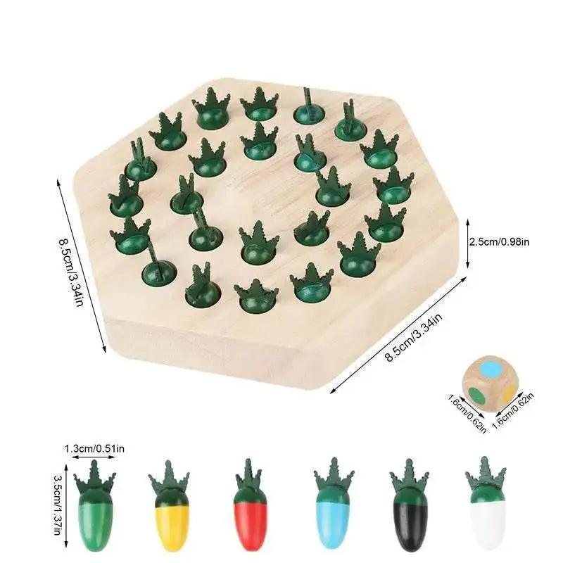  Montessori Memory Chess Game For Preschoolers Wooden Educational Toy For Memory And Concentration -  ToylandEU™