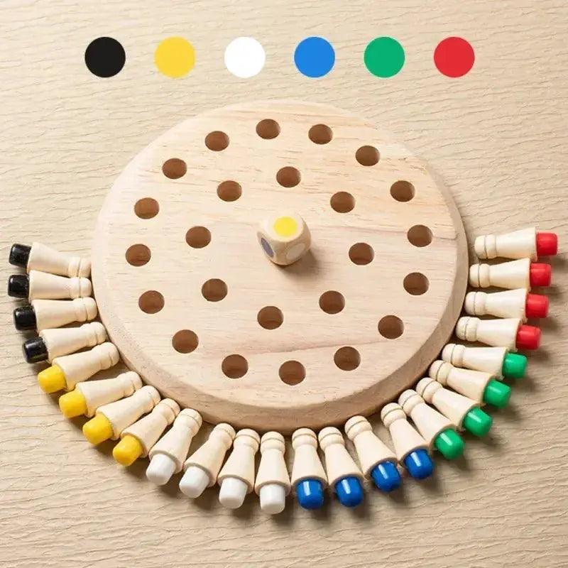  Wooden Memory Match Game For Kids Boosts Cognition -  ToylandEU™