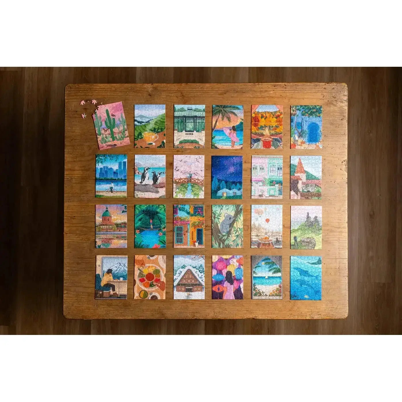 Memory Trunk 24 Mini Jigsaw Puzzles Of 99 Pieces Each - ToylandEU