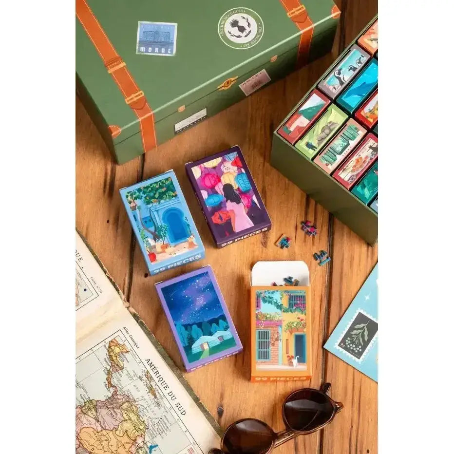 Memory Trunk 24 Mini Jigsaw Puzzles Of 99 Pieces Each - ToylandEU