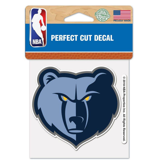 Memphis Grizzlies 4x4 Perfect Cut Color Outdoor Vinyl Decal - ToylandEU