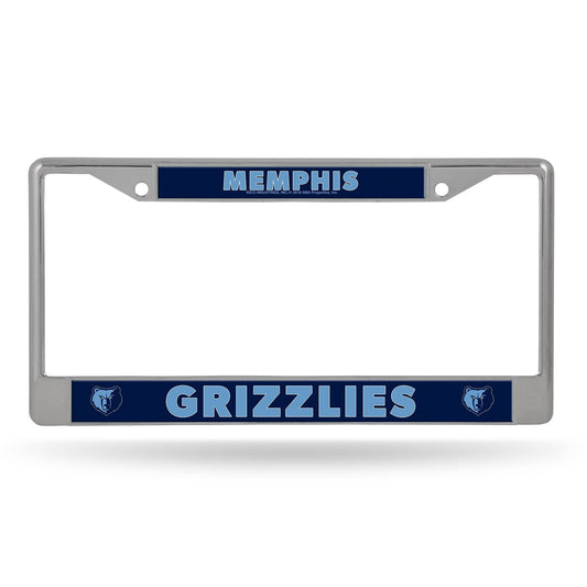 Memphis Grizzlies Chrome License Plate Frame With Logo - ToylandEU