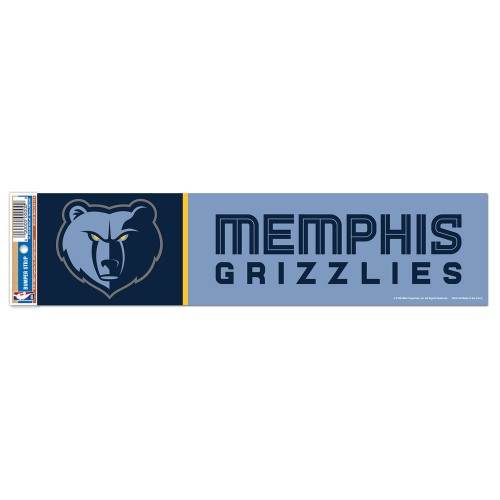 Memphis Grizzlies Decal 3 by 12 Inches Bumper Strip Style - ToylandEU