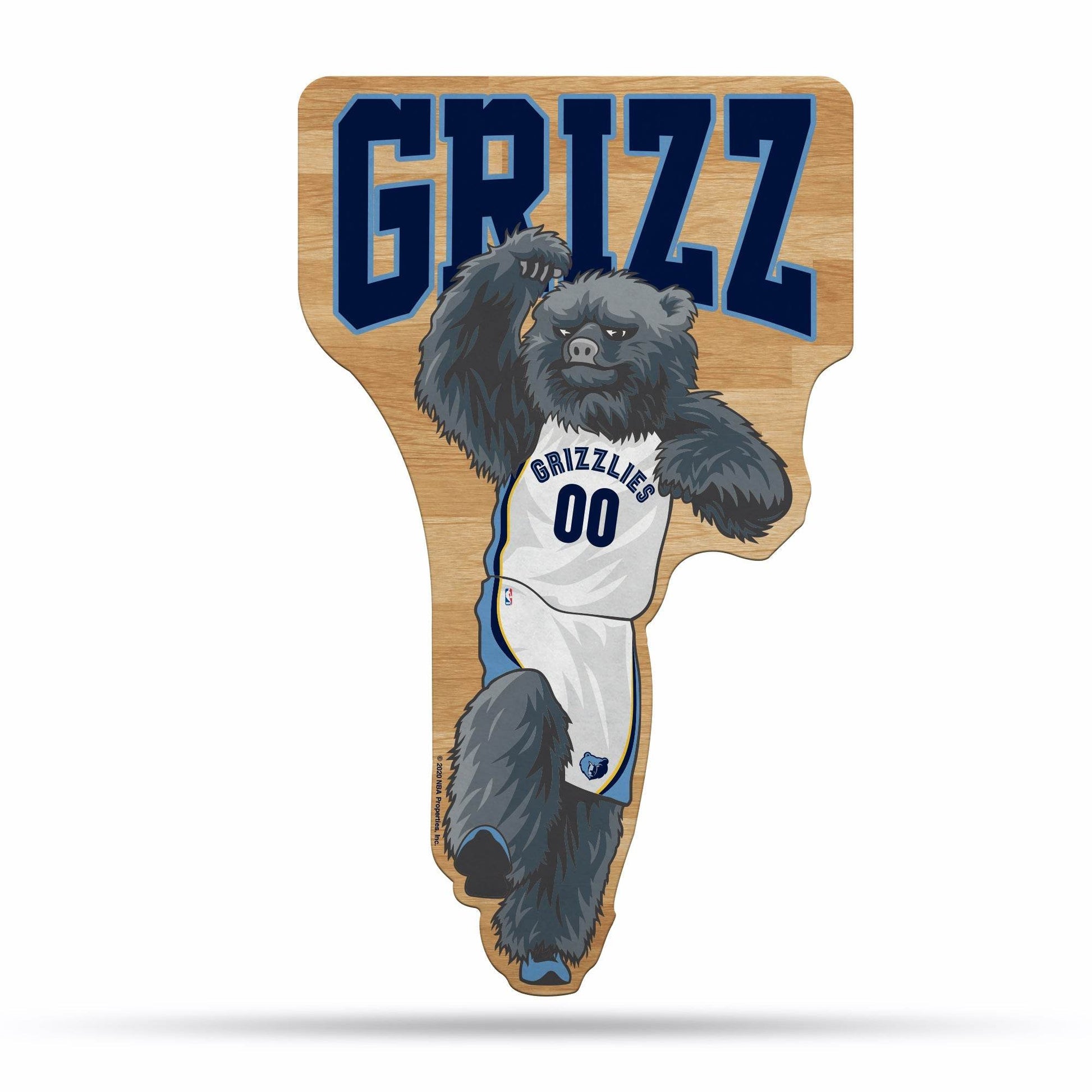 Memphis Grizzlies Pennant Shape Mascot Design Felt Flag - ToylandEU