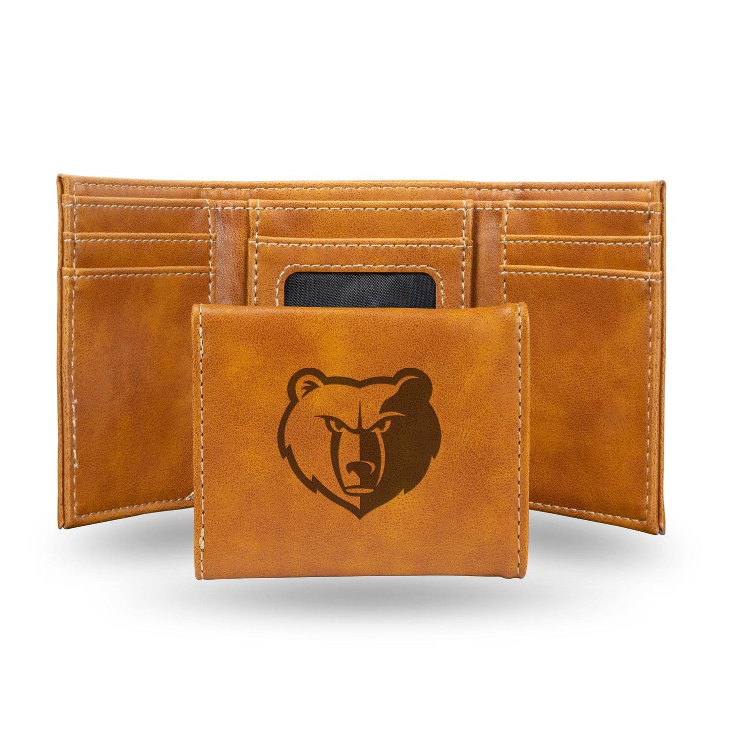 Memphis Grizzlies Trifold Leather Wallet Engraved Gift - ToylandEU