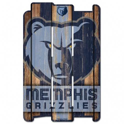 Memphis Grizzlies Wood Fence Style Sign 11X17 Special Order - ToylandEU