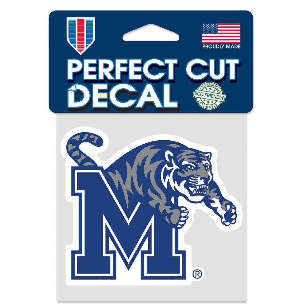 Memphis Tigers Decal 4x4 Perfect Cut Color for Vehicle - ToylandEU