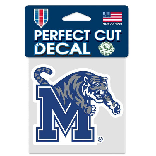 Memphis Tigers Decal 4x4 Perfect Cut Color for Vehicle - ToylandEU