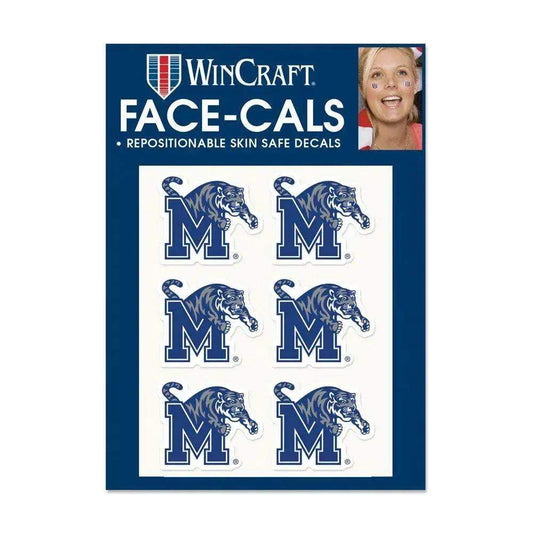  Memphis Tigers Face Tattoo Decals Skin Safe Peel And Stick -  ToylandEU™