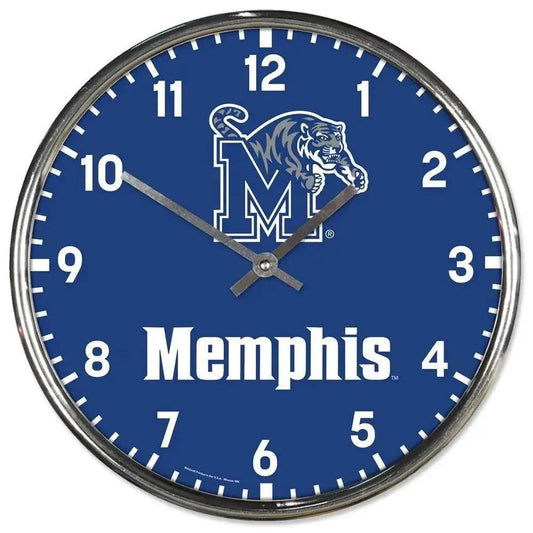  Memphis Tigers Round Chrome Wall Clock 12 Inch Display -  ToylandEU™