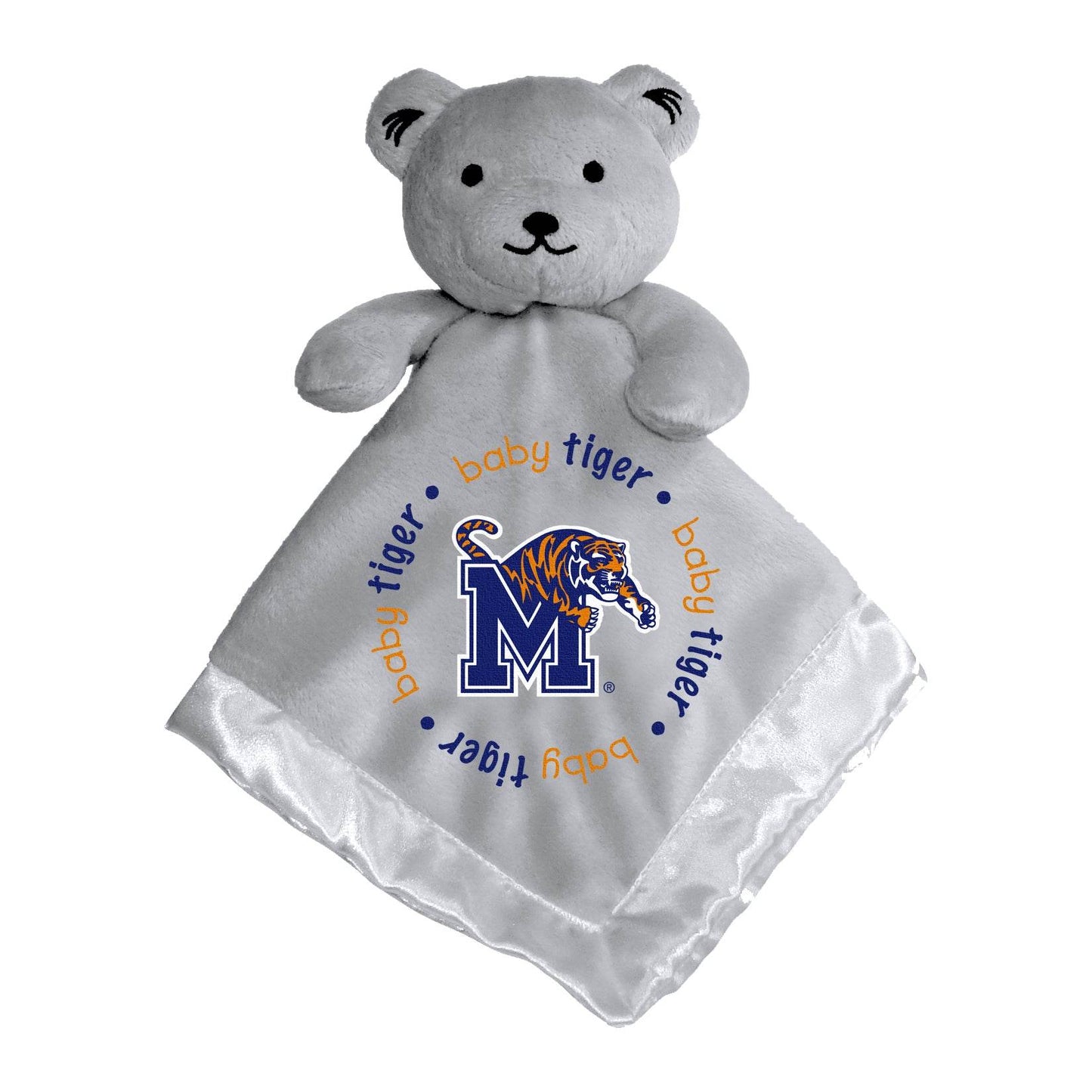 Memphis Tigers Security Plush Bear Gray Embroidered Logo - ToylandEU