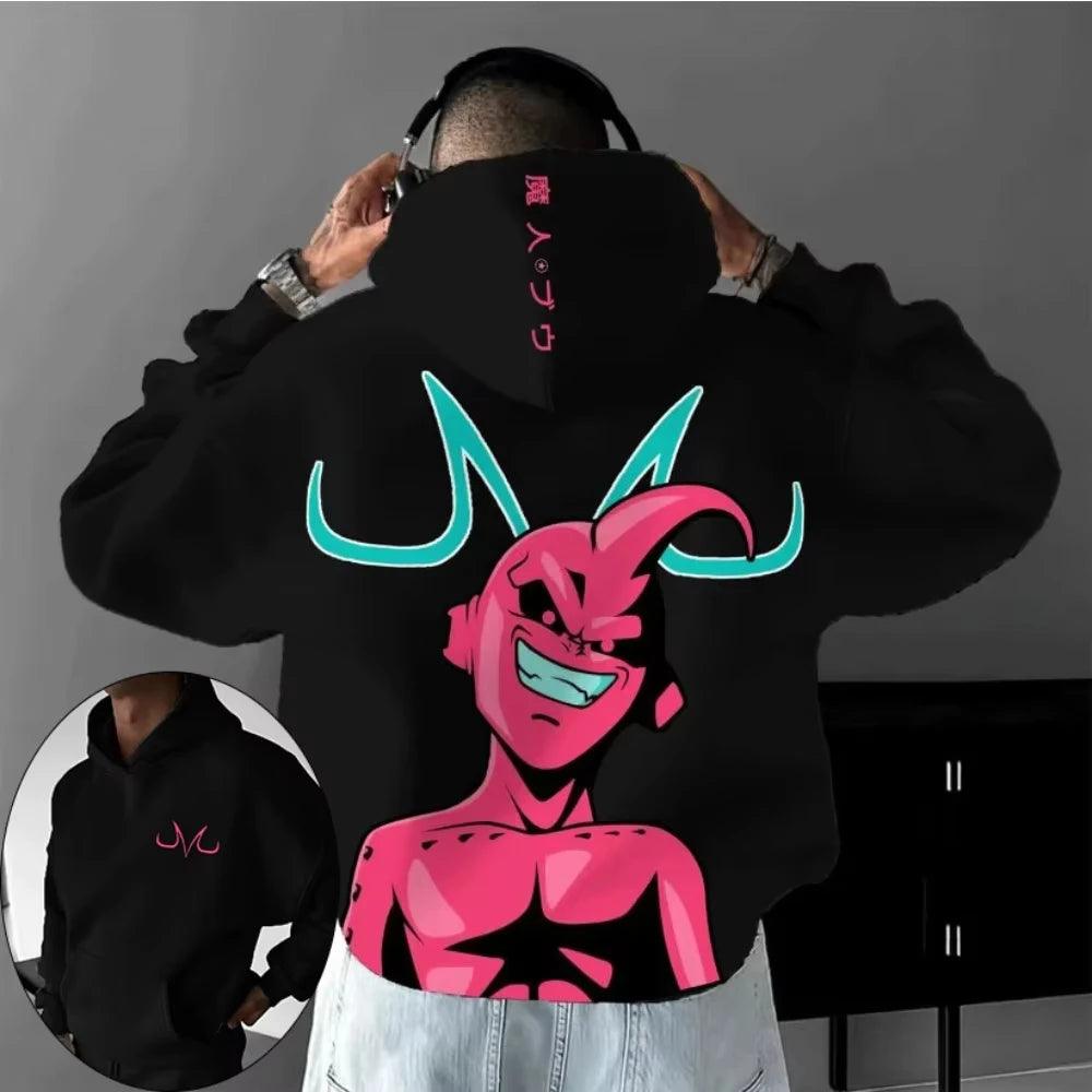 Men Dragon Ball Hoodie | Oversized Cotton | Toylandeu™