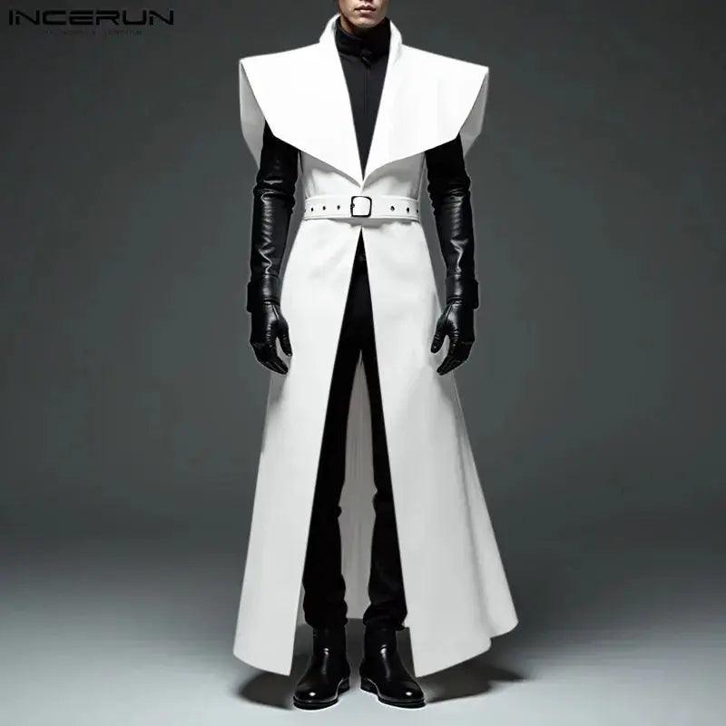  Men's Trench Cardigan With Belt Casual Streetwear -  ToylandEU™
