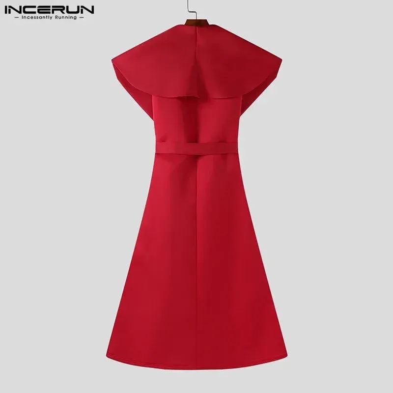  Men's Trench Cardigan With Belt Casual Streetwear -  ToylandEU™