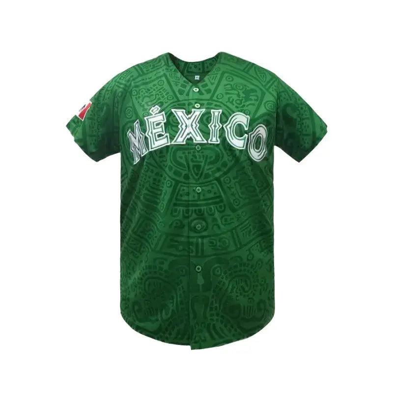  Mens Baseball Jersey Breathable Mexico Embroidered -  ToylandEU™