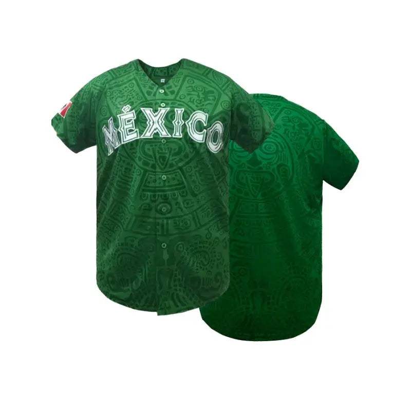  Mens Baseball Jersey Breathable Mexico Embroidered -  ToylandEU™