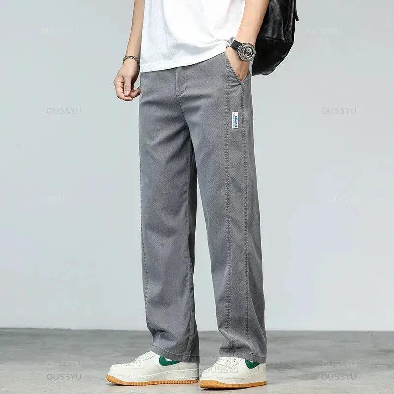  Mens Lyocell Summer Jeans Plus Size Breathable Denim -  ToylandEU™
