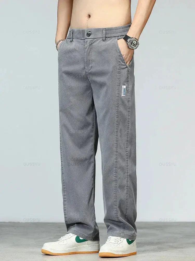  Mens Lyocell Summer Jeans Plus Size Breathable Denim -  ToylandEU™
