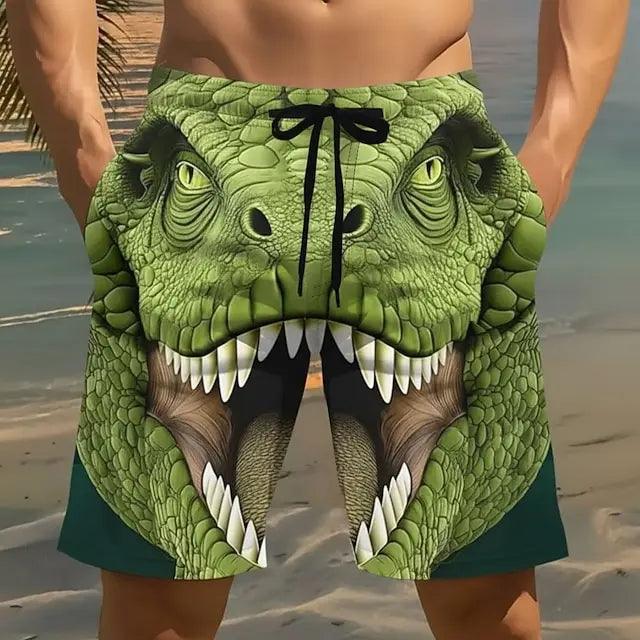 Mens Swim Shorts | Shark Print 3D Graphic | Toylandeu™