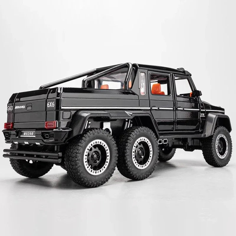 Mercedes-Benz 1:20 Scale G63 6x6 Off Road Diecast Metal Model with Sound and Light - ToylandEU