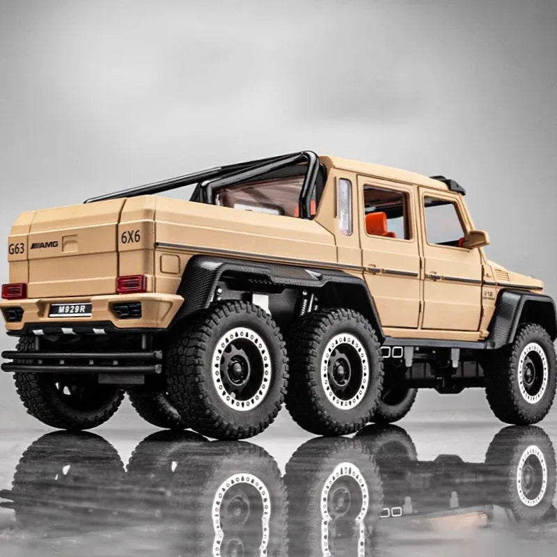 Mercedes-Benz 1:20 Scale G63 6x6 Off Road Diecast Metal Model with Sound and Light - ToylandEU