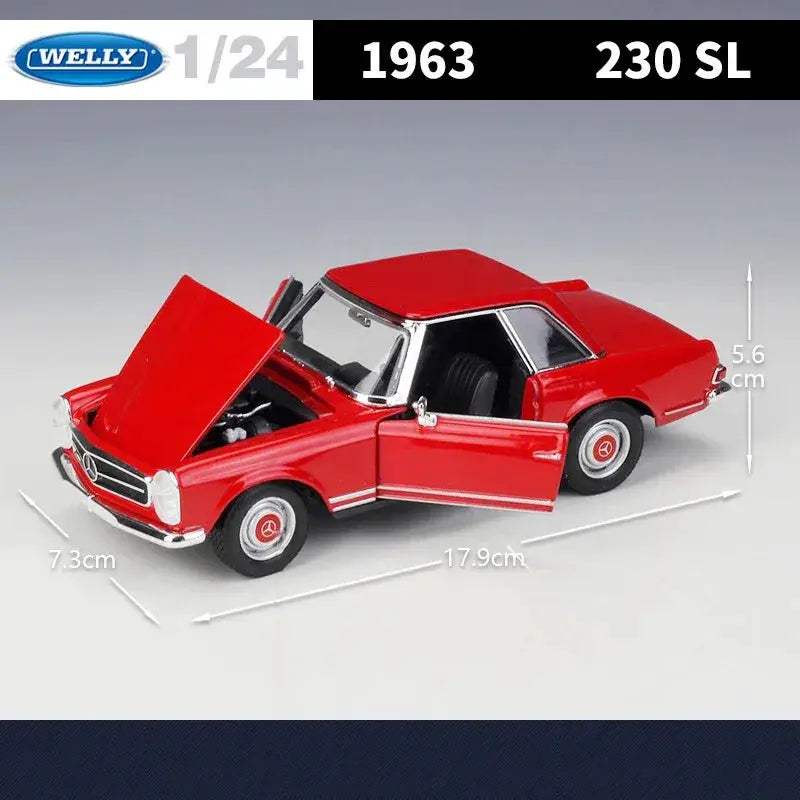 Mercedes-Benz 230SL 1:24 Diecast Car Model Alloy Collectible - ToylandEU