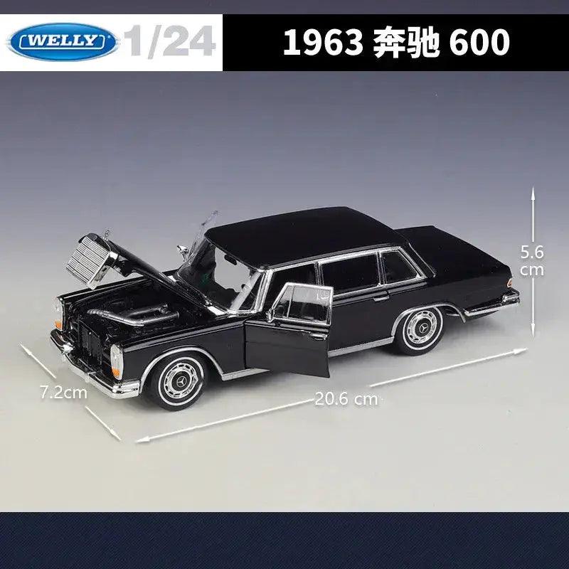  Mercedes Benz 600 Diecast Alloy 1 24 Scale Premium -  ToylandEU™