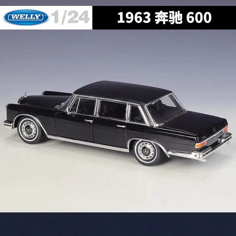 Mercedes Benz 600 Premium Diecast Alloy 1 24 Scale Car - ToylandEU